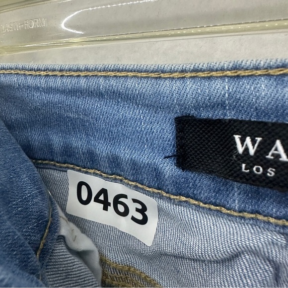 Wax Jean Side Tie Jean Medium Wash. Shorts Medium - Picture 12 of 12